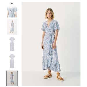 NWT. Part Two Clarina Wrap Dress. Size 34.